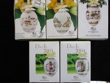 5 x Hutschenreuther "das EI" 1989,1991,1996,2003 u. 2004 in Originalverpackung