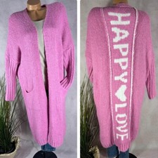 Lange Strick Jacke Mantel