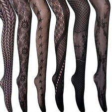 Damen Netz Feinstrumpf