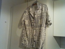 Damenbluse Zara Gr Mkurzarm schwarz weiß