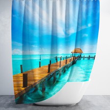 Textil Duschvorhang 240x200 cm