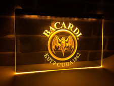 Bacardi led neonlicht schild - bacardi,
