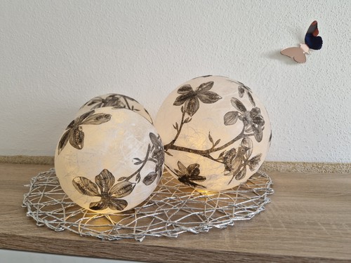 Moderne deko kugeln 4er set - kugeln,