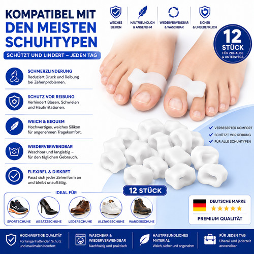 Zehenspreizer stück - 12,