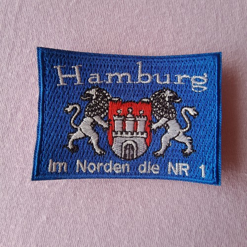 Hamburger 1 aufnäher - sv,