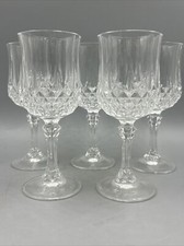 5x Wein Gläser Set Crystal D‘Arques Bleikristall Kristall Wein Vintage