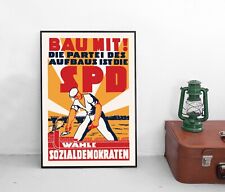 Poster SPD "Bau mit! Die