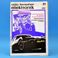 DDR radio fernsehen elektronik 11 1988 Eigenbauplotter Schallplattenspieler LT-C