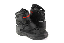 Polo Tex Premium Gr.40 Damen Herren Motorad Schuhe Stiefel Schwarz WIE NEU H 32