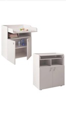 Wickeltisch Polini Kids Baby Wickelkommode Simple weiß 1316.9 Kindermöbel GUT