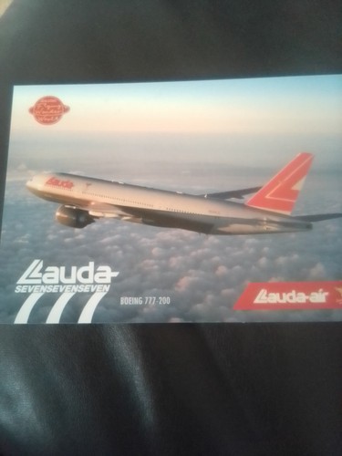 Postkarte lauda air - lauda, 1997