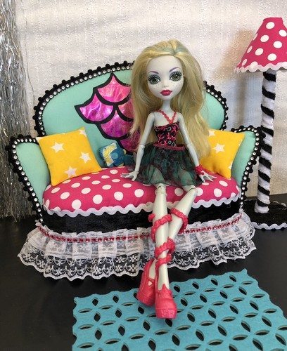Pinkrosemh couch möbel barbie - couch,