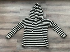 Marc O'Polo Hoodie Oliv/Weiß