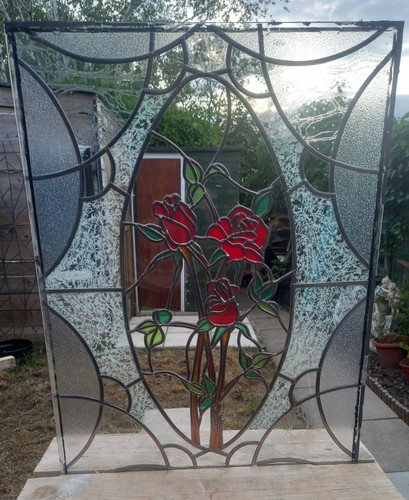 Vintage 90er rose - 90er, buntglas