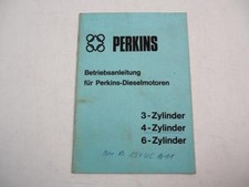 Perkins 3- 4- 6- Zylinder Dieselmotor Betriebsanleitung Wartung Bedienung