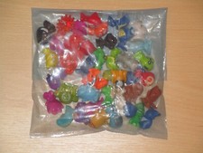 40 Crazy Bones Gogos - bunt in allen Formen - 2000er Jahre vintage Spielfiguren