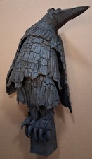 Vogelscheuche Garten Krähe kunstvoll zusammengeschweißt