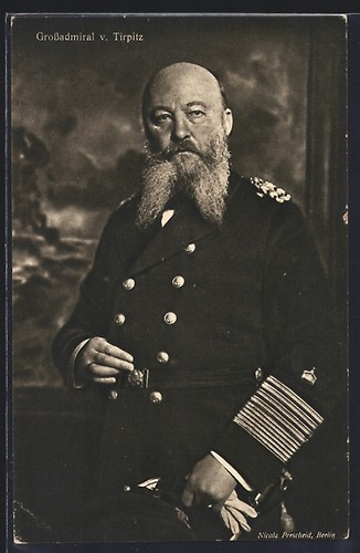 Großadmiral tirpitz in - ak,