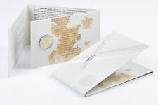 2 Euro Estland 2025 500 Jahre Textdruck in estnischer Sprache BU st Coincard