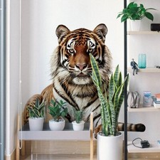 Groß Wandtattoo Tiger Aufkleber Lebensecht Tiere Sticker Wohnzimmer Wand Deko