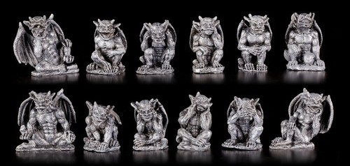 Kleine gargoyle figuren 12er - figuren,