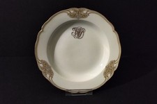 KPM Berlin Dessertteller Jugendstil Emailledekor juwelenbesetzt Anfang 1900