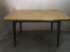 50er/60er Kurbeltisch Mid Century Nierentisch Couchtisch Coffee Table Ausziehbar
