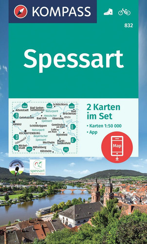 Kompass wanderkarten set 832 - kompass,