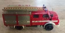 Preiser MAN Diesel Rüstwagen RW Öl Feuerwehr Hannover 1:87 (30)
