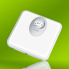 Terraillon T61 Mechanische Personenwaage 120kg große Drehskala Weiß