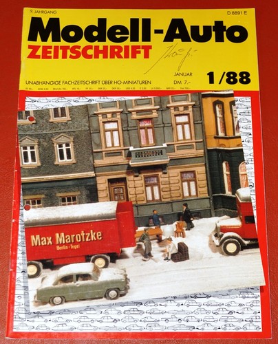 Modell auto zeitschrift maz - modell-auto,