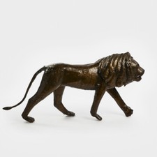 Skulptur Löwe aus verzinktem