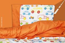"AutoRallye " bestickte Kinderbettwäsche Bund,Orange,Baumwolle,Baby,