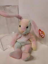 Beany babie Ty, Hippie, Hase mit Box, 1999, unbespielt, Datumfehler