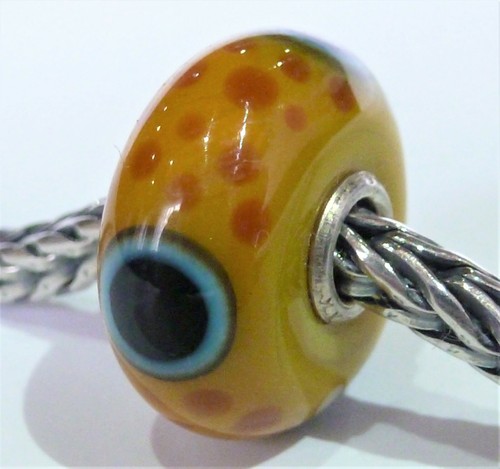 Trollbeads glas gelb - trollbeads, mit
