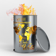  Feuertonne mit - Wir beide