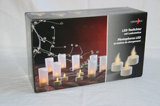 LED-Teelichter mit Ladestation