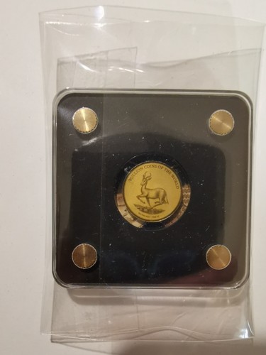 Goldmünze springbock 1 - goldmünze, 1/500