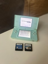 Nintendo DS Lite Türkis Handheld Spielekonsole, Inkl. Spiele