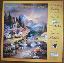 SunsOut  Puzzle, 1000 Teile, "A Country Evening Service", neuwertig