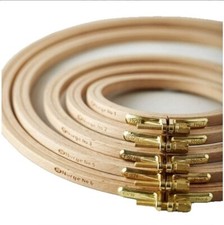 Stickrahmen Holz Buche rund Ø