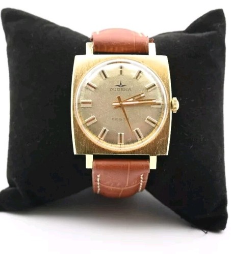 Vintage dugena festa uhr gold - festa,