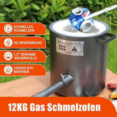 12kg gas schmelzofen metall - schmelzofen,