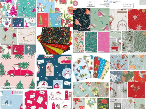 Crafts stoff weihnachtsdrucke - crafts,