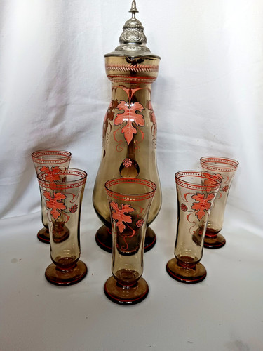 Jugendstil bierservice - jugendstil,