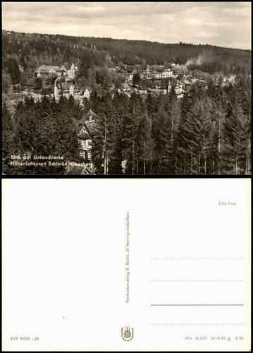 Ansichtskarte schierke blick - ansichtskarte,