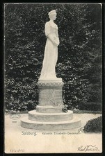 Ansichtskarte Salzburg, Denkmal der Kaiserin Elisabeth Sissi von Österreich 190 
