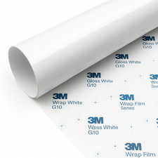 3M 2080 Weiß Glänzend Autofolie Car Wrapping Folie Luftkanal G10 