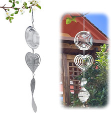 Reflektierende Vogelschreck Windspiel Metall Vogelvertreiber Garten Balkon