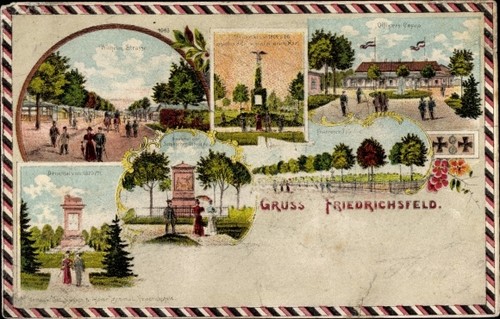 Litho friedrichsfeld voerde - litho, am